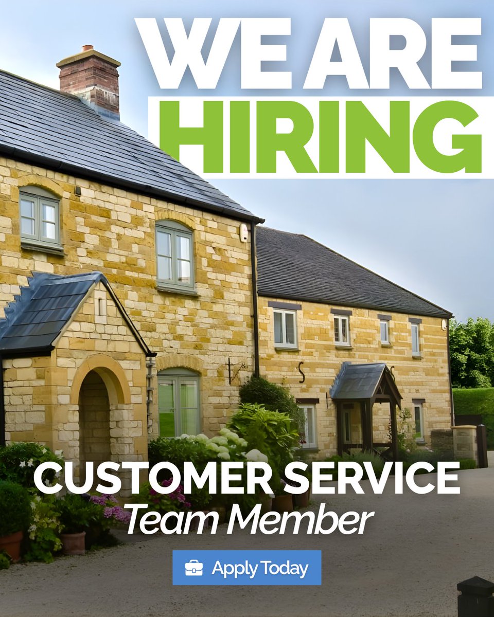 We’re hiring! 👋 Join our family-run business as a Customer Service Team Member. 🧑‍💻

Be the friendly voice helping customers, managing appointments &amp; keeping our busy office running smoothly.

Apply today 👉 vist.ly/4am79