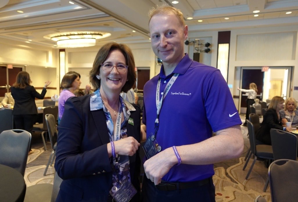 togetherforsha1's tweet photo. With Anne Hubbard, Chief Public Policy Officer APDA. Thank you to the Michael J Fox Foundation and all advocates virtual and live together at the #PDPolicyForum.#Act4PD #togetherforsharon #PDPolicyForum
@APDAParkinsons https://t.co/XUNhU8BITl