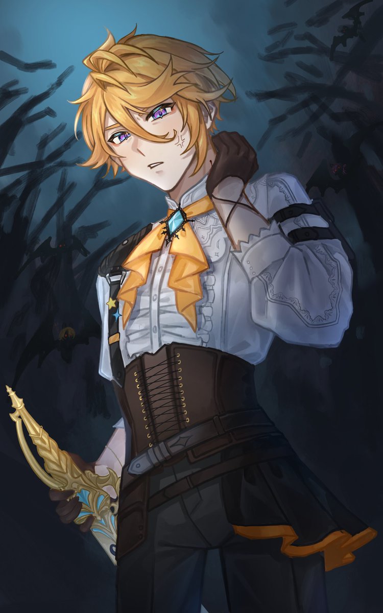 A vampire hunter hunted by vampires (??
#YuDrawWilson