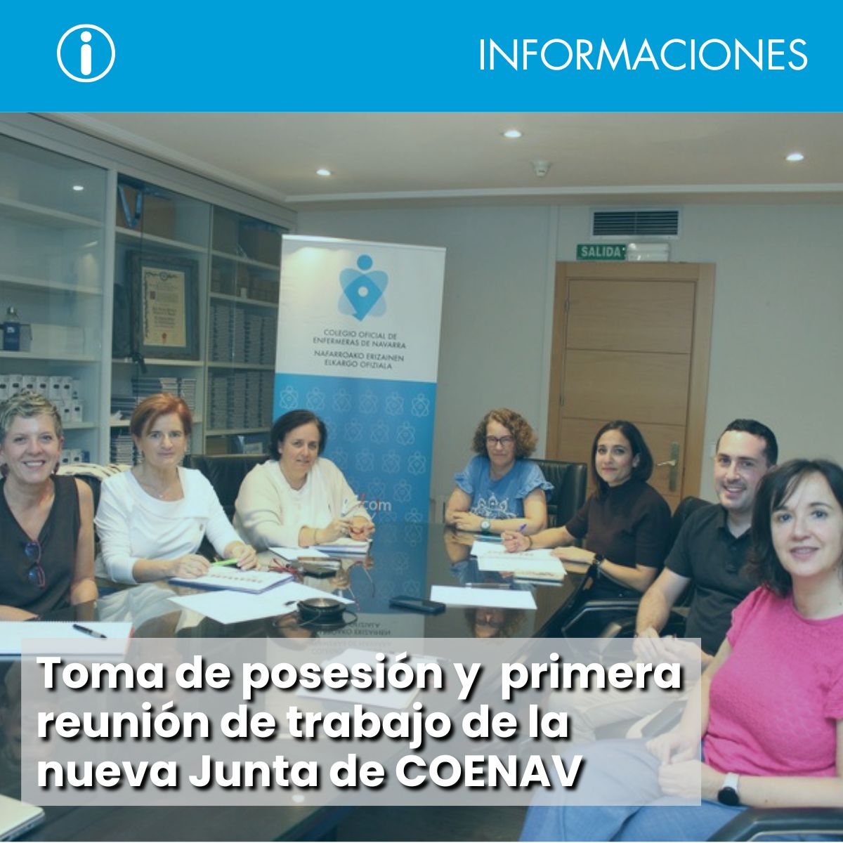 Enfermeras navarras (@coenav) on Twitter photo Ayer tomó posesión la nueva Junta de #COENAV y 1ª reunión: #MªPilarSola (presidenta) #AnaMariñelarena (vicepres.) #ElenaMartín (tesorera) y los vocales #LauraRemírez #RosaAguerre #AlbertoMargallo y #AnaIzco. Participaron online #AnaAriztegui (secretaria) y #BlancaSánchez (vocal) Ayer tomó posesión la nueva Junta de #COENAV y 1ª reunión: #MªPilarSola (presidenta) #AnaMariñelarena (vicepres.) #ElenaMartín (tesorera) y los vocales #LauraRemírez #RosaAguerre #AlbertoMargallo y #AnaIzco. Participaron online #AnaAriztegui (secretaria) y #BlancaSánchez (vocal)