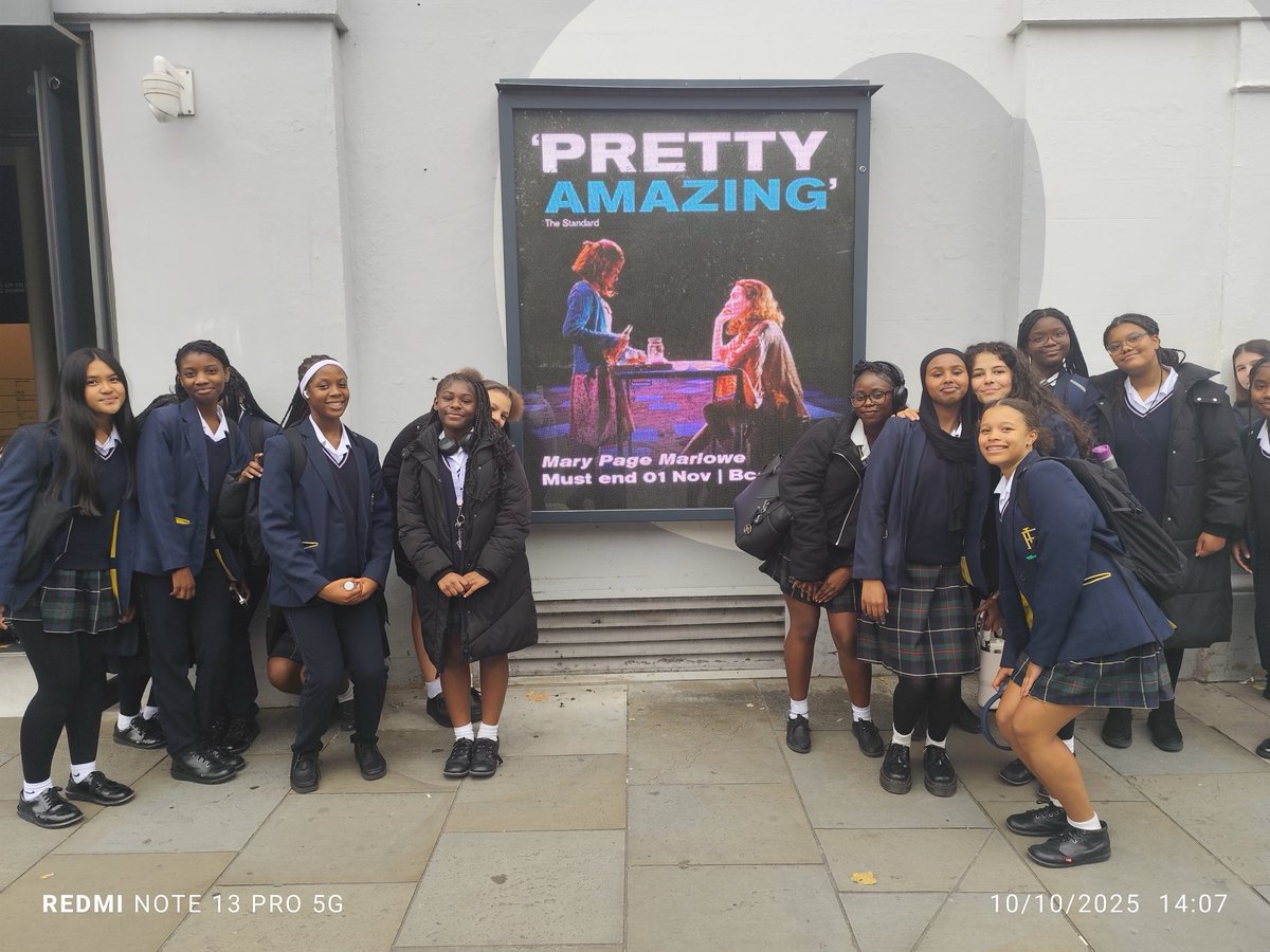 GCSE Drama students enjoyed a visit to ⁦<a href="/oldvictheatre/">The Old Vic</a>⁩ to see Tracey Lett’s stage production of Mary Page Marlowe #Drama #Theatre