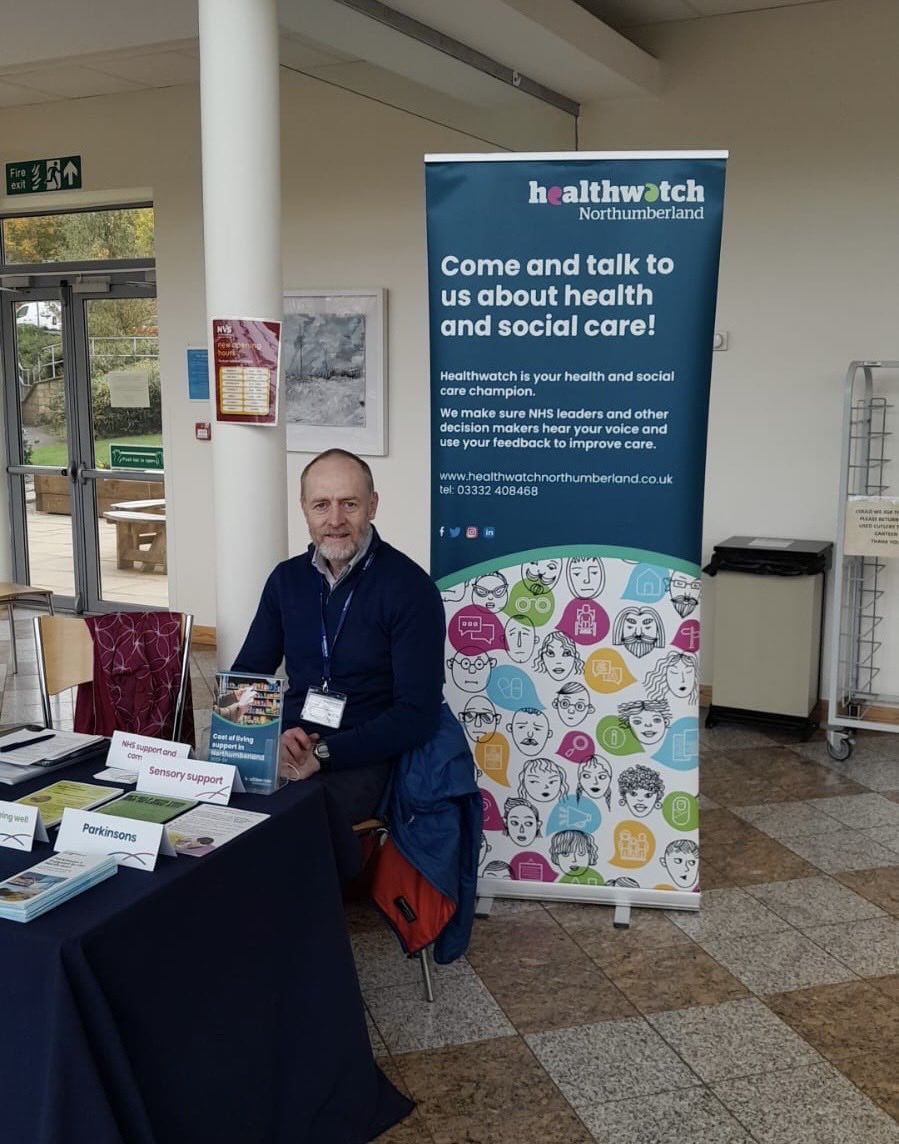 HWNland's tweet image. How has your NHS care been? We’re at #HexhamGeneralHospital until 12.30pm today. We’d love you to drop by and share your experiences, in confidence, with our friendly team. 
#ShareForBetterCare