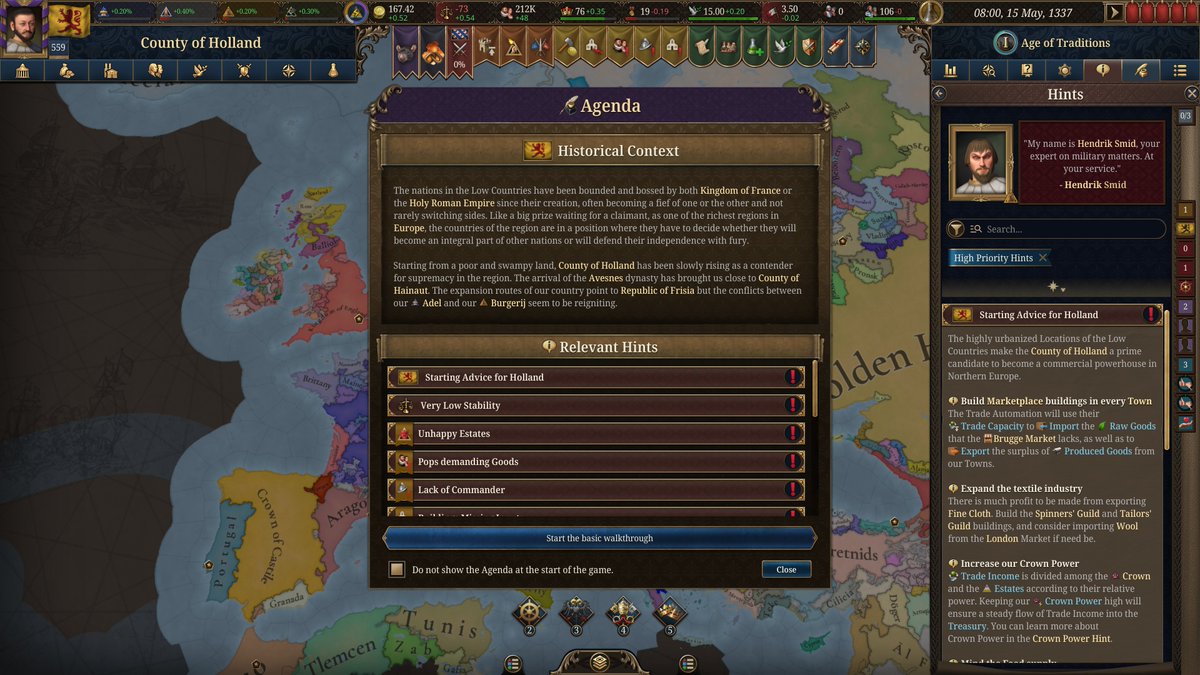 nekotei_m's tweet image. #EU5 #ProjectCaesar
Tinto Talks#83はオンボーディング（チュートリアル）について
forum.paradoxplaza.com/forum/develope…

こちらは要約しても意味が薄いので、実際に一通り見ていただいたほうが良いでしょう

・推奨国はノルウェー・カスティーリャ・ホラント・ナポリ・ハンガリー・オスマンの6か国…