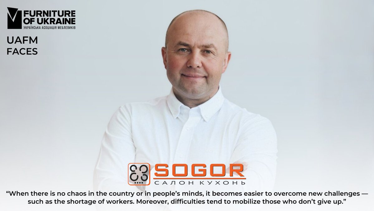AssociationUAFM's tweet image. 💬 UAFM in Faces: the story of Andrii Uhryn, owner of SOGOR.

🔗 Learn more in an interview with Andrii on our website via the link: uafm.com.ua/en/uam-v-oblyc…