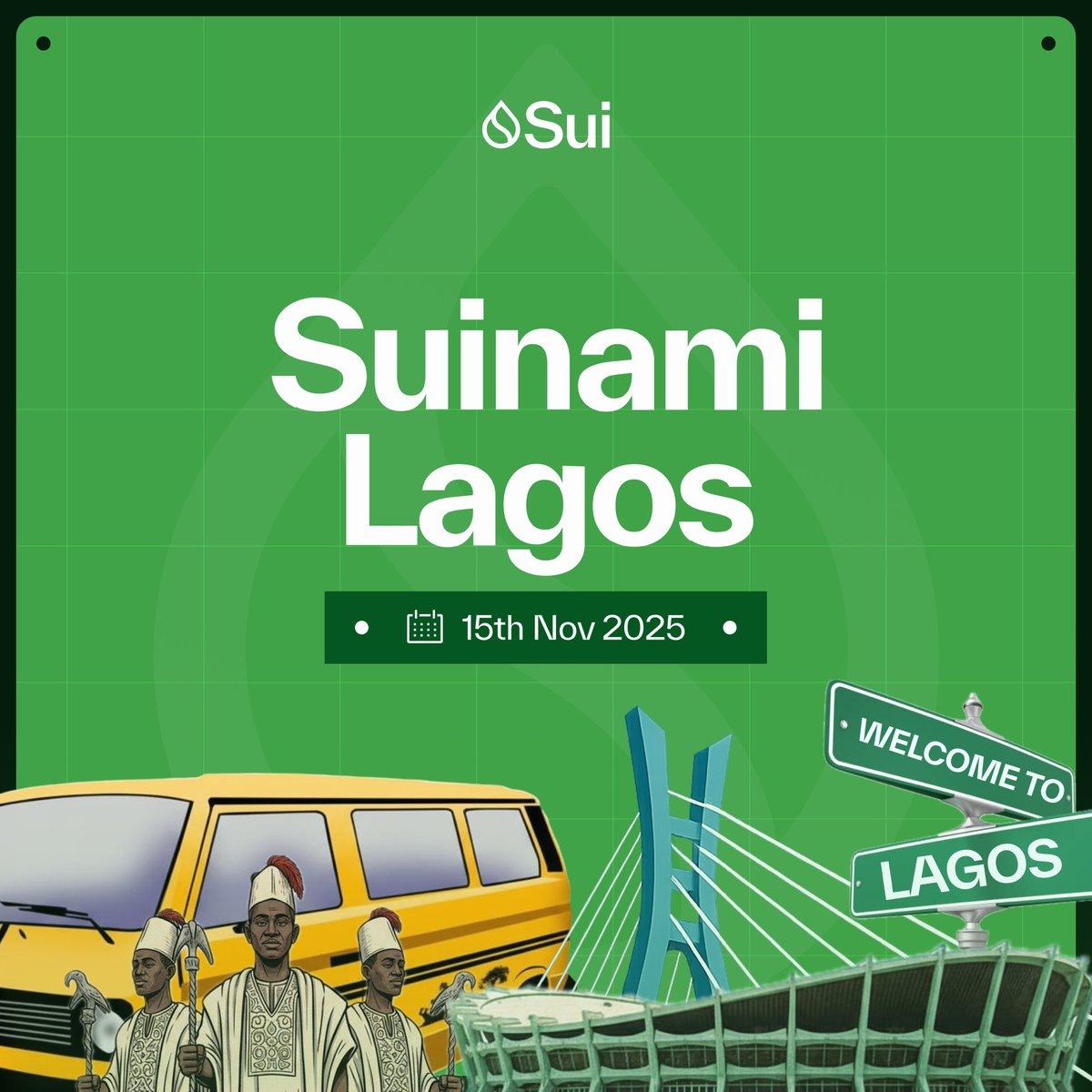 Goodylili's tweet image. Sui Nigeria’s Biggest Event is gearing up.

Register for Suinami Lagos and get ready for the biggest blockchain event of the year