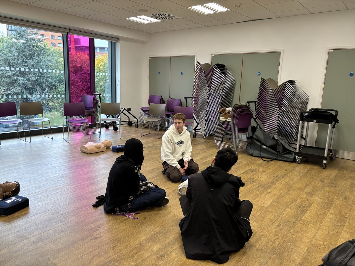 Come along to our student nurses #restartaheartday2025 at <a href="/aston_union/">Aston SU</a>. Learn this lifesaving skill! <a href="/TheBHF/">British Heart Foundation</a> <a href="/AstonUniversity/">Aston University</a>