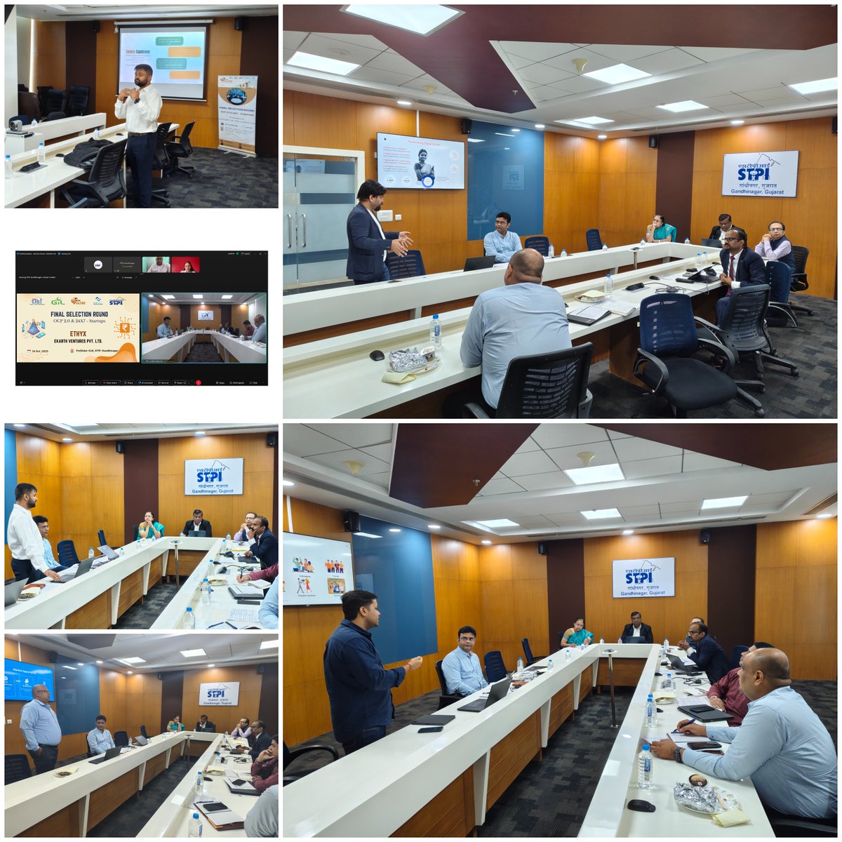 STPIGANDHINAGAR's tweet image. From nationwide #FinTech startups were shortlisted for the Final Selection round at #FinGlobeCoE OCP 2.0. The enthusiasm of innovators, engaging discussion with the selection committee, and high-quality pitches reaffirms India’s global FinTech leadership potential.