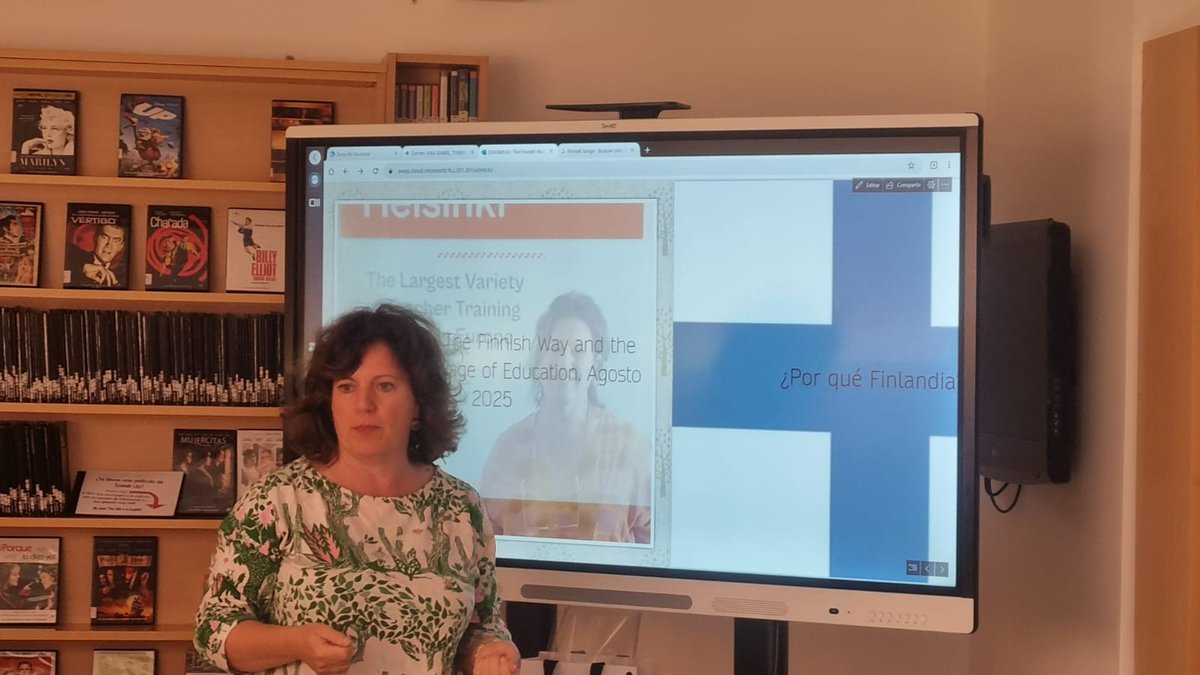 Acreditación #ErasmusPlus. Formación en cascada con Ana Isabel Torres Blanco, <a href="/EOIMiranda/">EOI Miranda de Ebro</a>.

➡️ Experiencia Finlandia.

#ErasmusDays
<a href="/sepiegob/">SEPIE</a> 
<a href="/cfiemiranda/">CFiE de Miranda de Ebro</a>