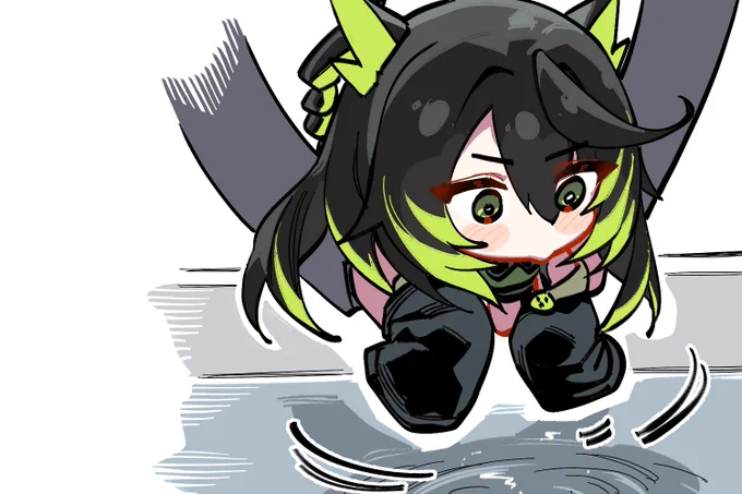 猫泳ぎ 