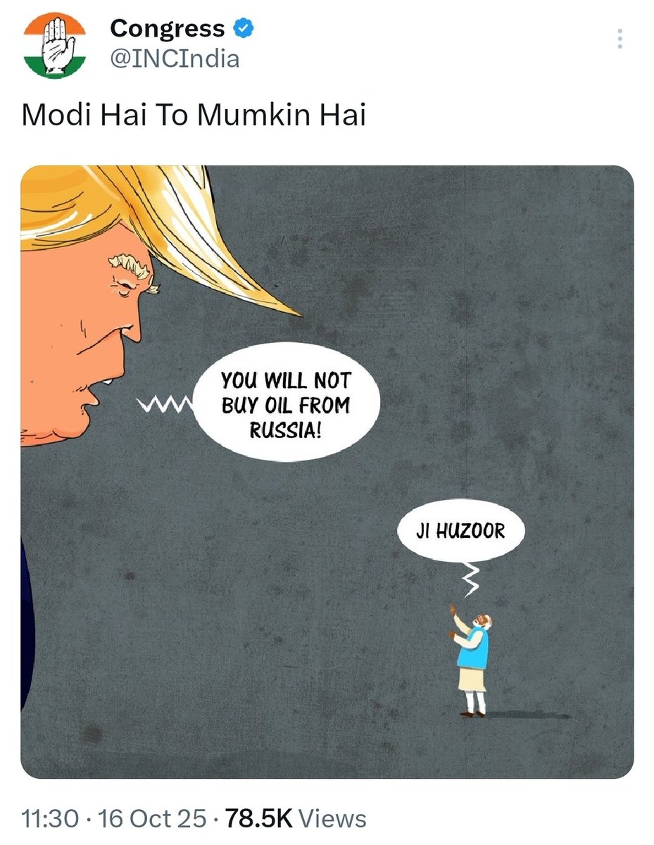 RShivshankar's tweet image. TROLLING WITHOUT FACTS AS USUAL. THERE HAS BEEN NO CUTBACK IN RUSSIAN OIL IMPORTS
+India will import around 1.8 million barrels per day (bpd) of Russian crude this October.
+ This is up from importing 1.6 million barrels per day (bpd) of Russian crude in Sept which was 34% of…