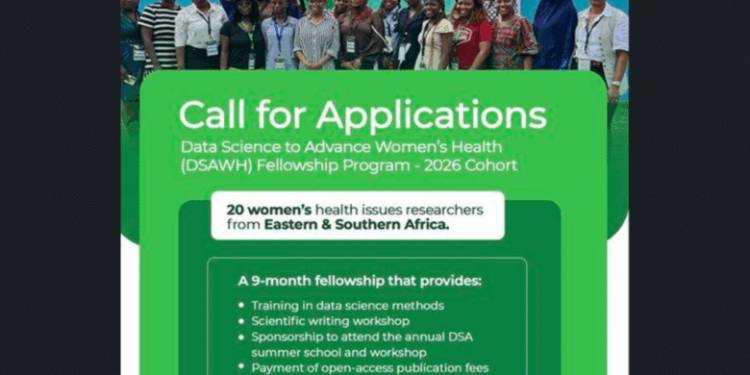 GABATA_NG's tweet image. Data Science to Advance Women’s Health (DSAWH) Fellowship 2026
#DataScienceCommunity #DataScienceBootcamp #datasciencecourse #datasciencetraining
linkedin.com/feed/update/ur…