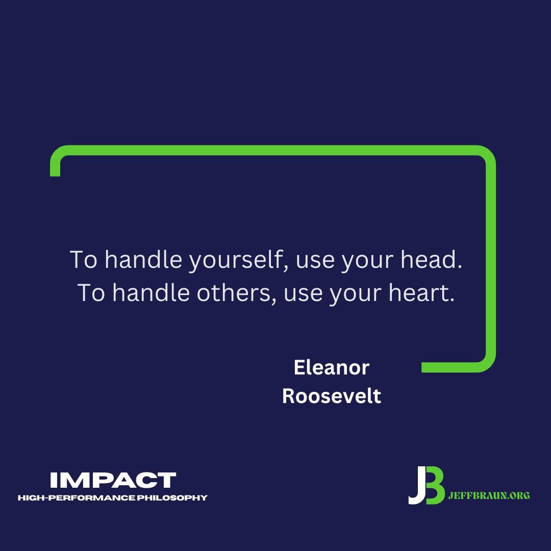 JeffBraunCo's tweet image. Head and heart create balance. Which one has guided your leadership more this season? 
#AlignLeadership #ImpactPhilosophy #HumanFirst