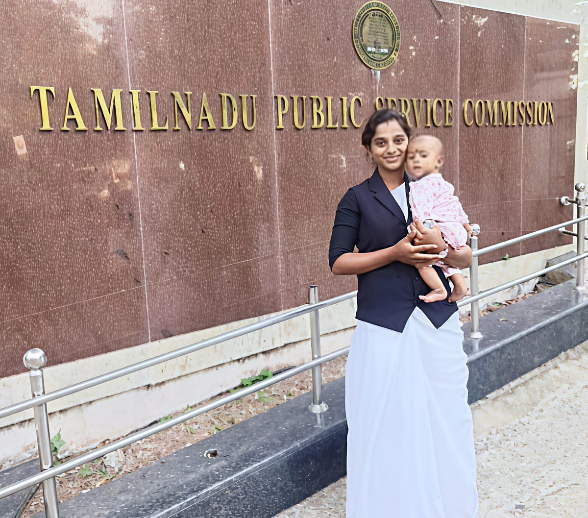 Meet Sripathi

&gt; 23 year old tribal woman
&gt; Cleared Tamil Nadu Civil Judge examination
&gt; She gave the exam just two days after giving birth
&gt; Her father, Kalidas, works as a housekeeper
&gt; She dedicated her success to her husband's support

Respect for her.

She is married, has a