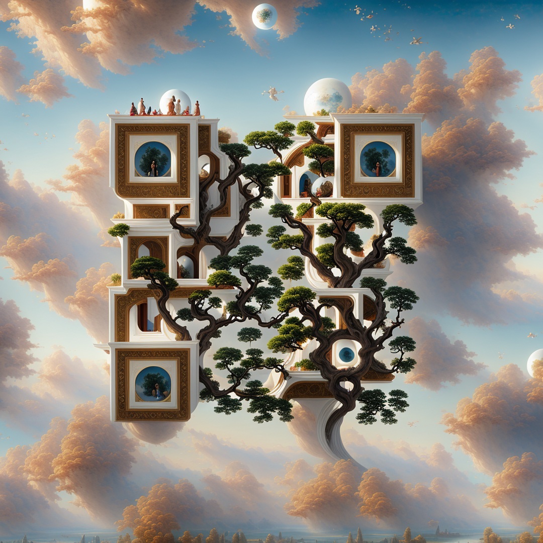artvizual's tweet image. Surreal fairy Art QR code #surreal #art #qrcode