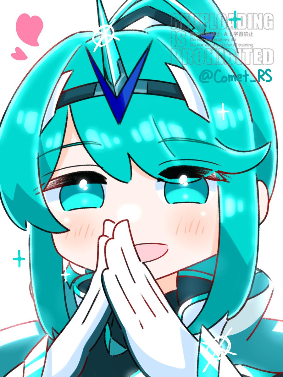 プネウマ💚✨
#イラスト 
#illustration 
#ゼノブレイド2 #xenoblade2 
#絵柄が好みって人にフォローされたい