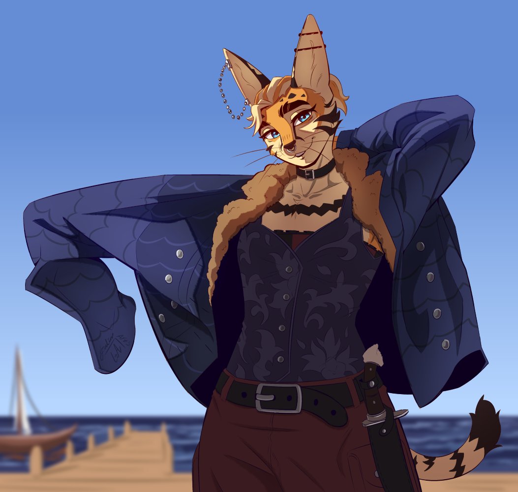 Sadie and her favorite jacket ✨

I wanted to practice some clothing interactions so I can draw better looking drip 🧥