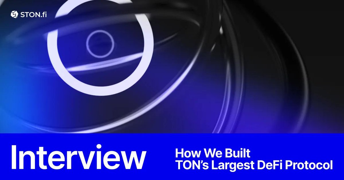 ston_fi's tweet photo. ⚡ https://t.co/DiAb69er5l in the spotlight!

“We combine multiple features into one step, so that a user can swap a token, provide liquidity, stake LP tokens in a farm — all done with a single transaction.” — that’s what CMO & CBDO at STONfi Dev Andrey Fedorov said in the conversation with @CoinGapeMedia .

🔗 Watch the full interview to grasp more insights on how we built TON’s largest DeFi protocol: https://t.co/CrrzbP828M

#STONfi #TON #DeFi #CoinGape