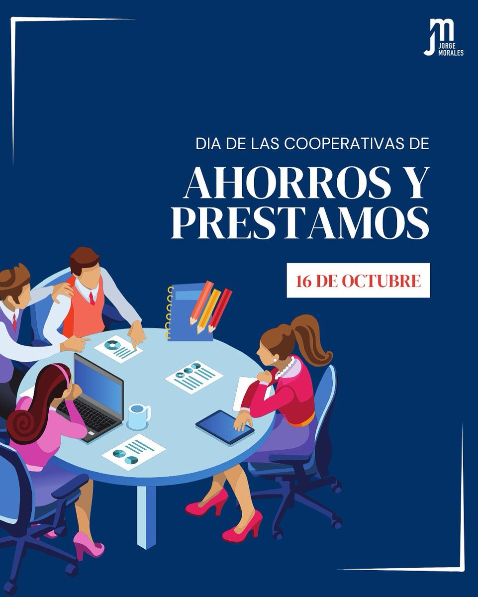 🏦 En el Día Internacional de las Cooperativas de Ahorros y Préstamos, reconocemos su papel clave en la inclusión financiera, el desarrollo económico y el bienestar de las comunidades.
Un modelo solidario que impulsa oportunidades para todos. 🤝

#Cooperativas #AhorrosYPréstamos