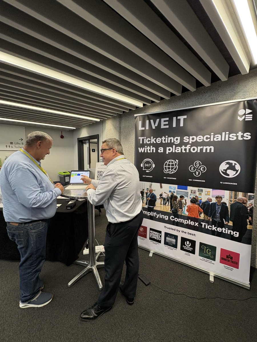 Excited to be at the <a href="/vac_conference/">VAC Conference</a>  today! We’re talking all things ticketing optimisation, how the right platform can #boostsales, improve efficiency, and enhance the customer experience. Come say hi! 

#VAC2025 #LiveIT #Ticketing