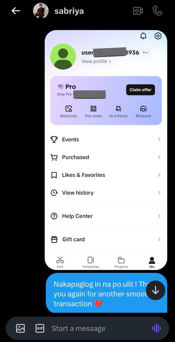 BanditoFairy's tweet image. Thank you @sabriya1342532 for another smooth transaction for the second time ☺️ #sabsproofs