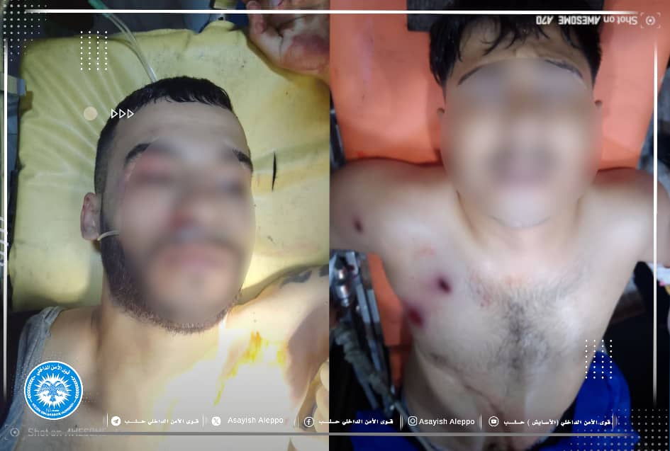 #قوى_الأمن_الداخلي_حلب :  
 ندين الهجوم المسلح الذي نفذته صباح اليوم الخميس قوات الحكومة المؤقتة على نقطة تفتيش مشتركة عند دوار شيحان بمحيط حي الأشرفية.
تعد هذه الحادثة استمراراً لسلسلة الخروقات المتكررة التي تنفذها مجموعات مسلحة تابعة للحكومة المؤقتة..