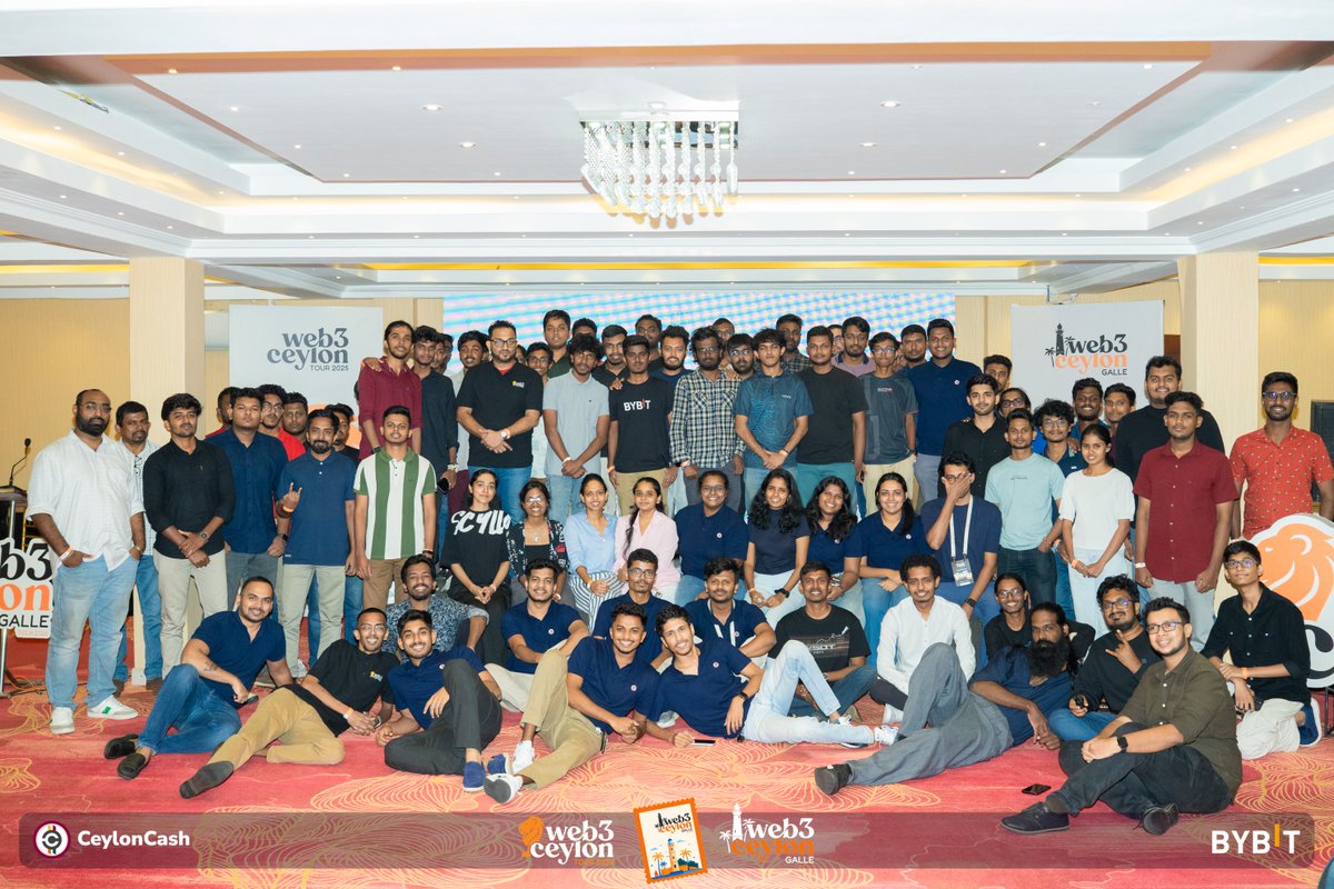 web3ceylontour's tweet photo. π Web3Ceylon Galle β What a Day!
Packed with insights, networking, and exclusive conversations with Sri Lankaβs top content creators! π‘β¨
Letβs keep building the Web3 future together. π
#Web3Ceylon #CeylonCash #Bybit #Galle #Web3SL https://t.co/Epepp5owyO
