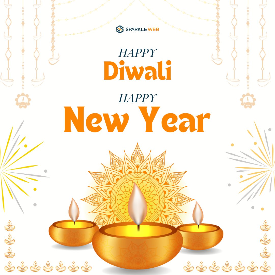 sparklewebdevs's tweet image. 🪔✨ Happy Diwali &amp;amp; New Year!

May the lights of Diwali and the new year fill your life with hope, happiness, and endless opportunities. 🌟

#shubhdiwali #happynewyear2025 #positivevibes #sparkleweb