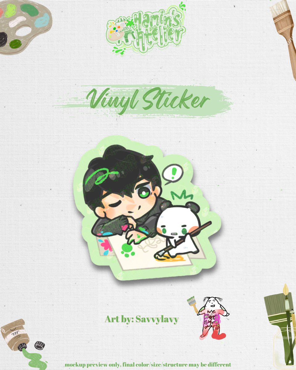 🎨 Hamin’s Atelier Kit Reveal ✨

🖌️ Unveiling Sticker 3 of 4 — the penultimate piece is here! A warm thank you to <a href="/savvy_lavy/">savvy lavy</a> for crafting such a precious piece 🌸

💫 Keep an eye out for more art to come! 🖤

#HaminsAtelier