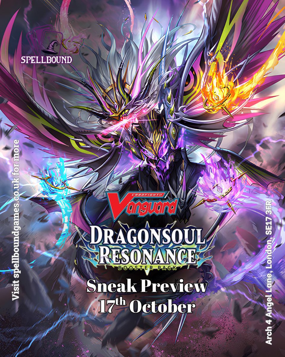 Tomorrow is our Sneap Preview for set 10 of @cardfightvanguard : Dragonsould Resonance!

Don't miss it and grab tickets now on our website

#cardfightvanguard