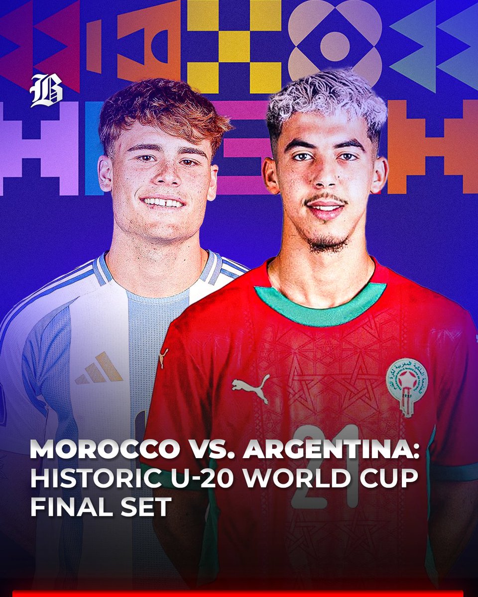 Morocco will face six-time champions Argentina in the FIFA U-20 World Cup final this Sunday at midnight Morocco time in Chile.

#Morocco #Argetina #AtlasLions #MoroccoU20 #WorldCupU20
