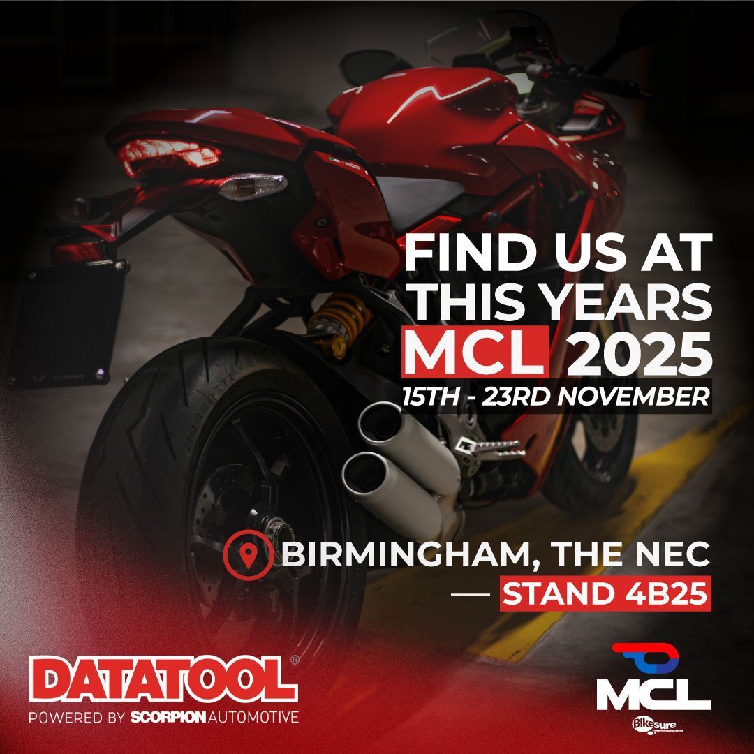 datatool's tweet image. It's now less than a month until we will be at MCL Live! 🏍️ 

See our previous post for details on our exclusive giveaway! 🎫 

Get entering NOW! 🎫