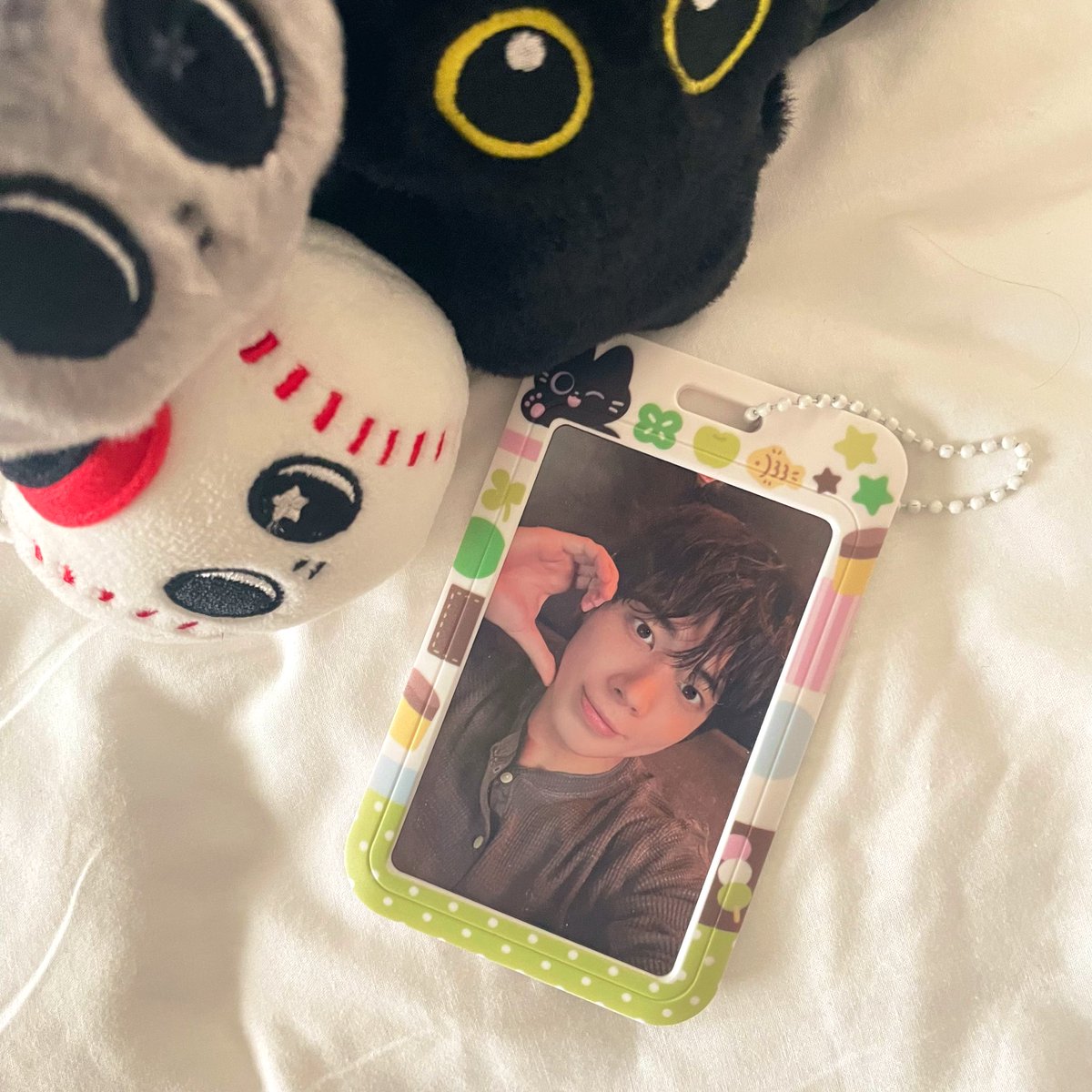 mycyj_txt's tweet image. ได้สักพักแล้วเพิ่งได้มารีวิว สุ่มได้เฟรมการ์ดลายที่อยากได้ด้วยชอบน้องลักกี้ ขอบคุณมากๆนะคะ 🐈⬛💚 #bigcatgoods