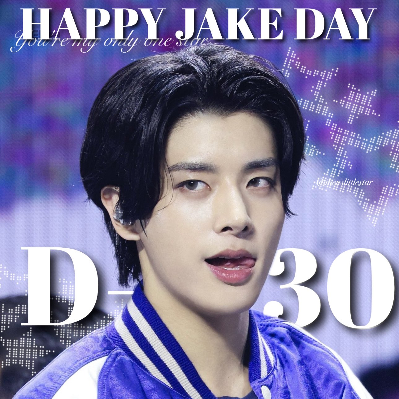 ENHYPEN 公開番組 サノク ジェイク 誕生日 センイル タオル ENHYPEN #JAKE 誕生日& #ENHYPEN デビュー1周年記念広告