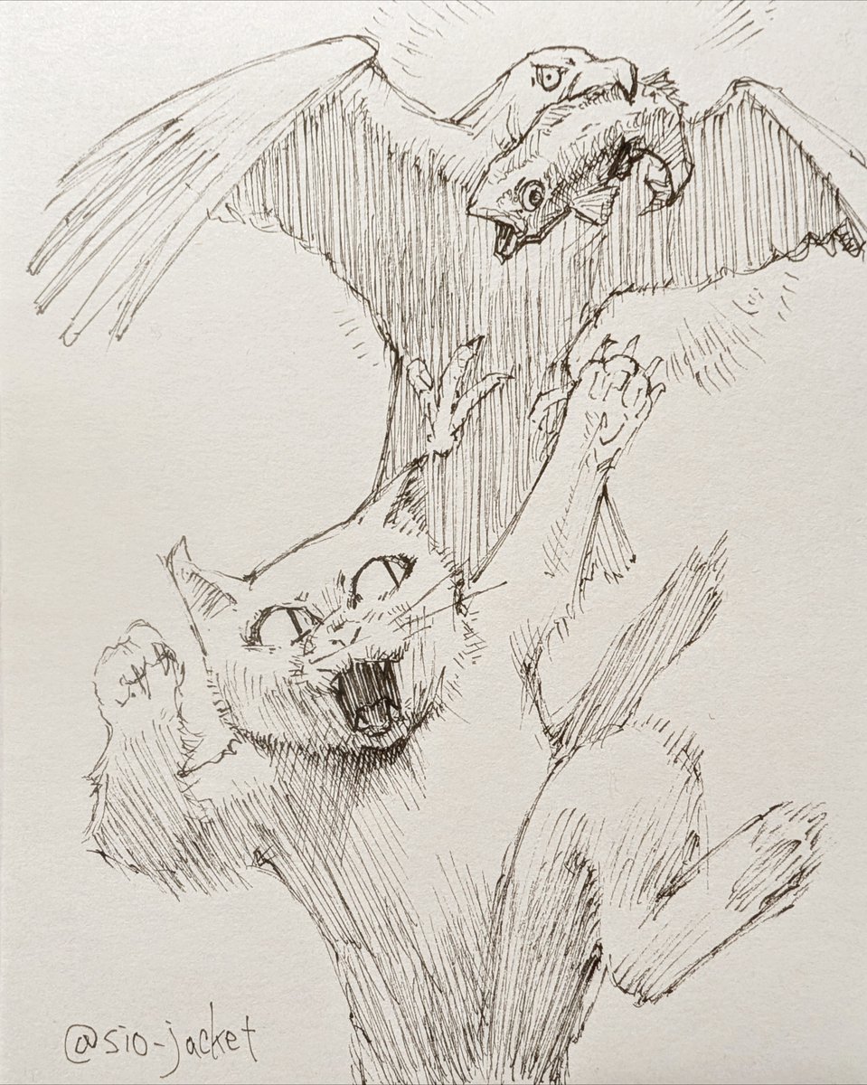 Day16:Blunder.大失敗、へま

や…！
やられたーっ！！！
#inktober2025
#kuretake_inktober2025