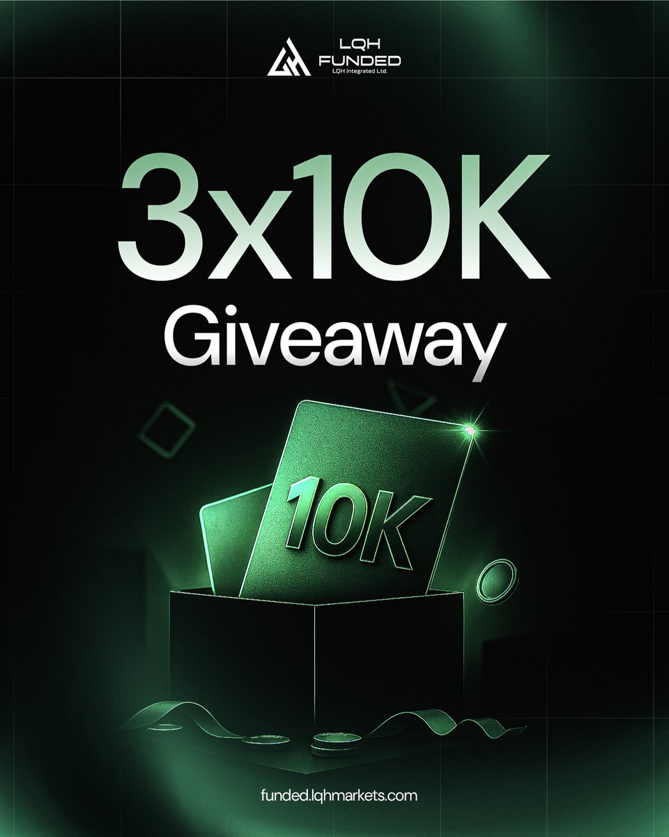 justmendex's tweet image. 🚨Giveaway Alert 🚨 

3x $10k accounts 

1  Follow @LQHfunded &amp;amp; @lqhmarkets
2 Like, Retweet and Tag 3 traders

Run for 72h and pick winners using TheXpicker