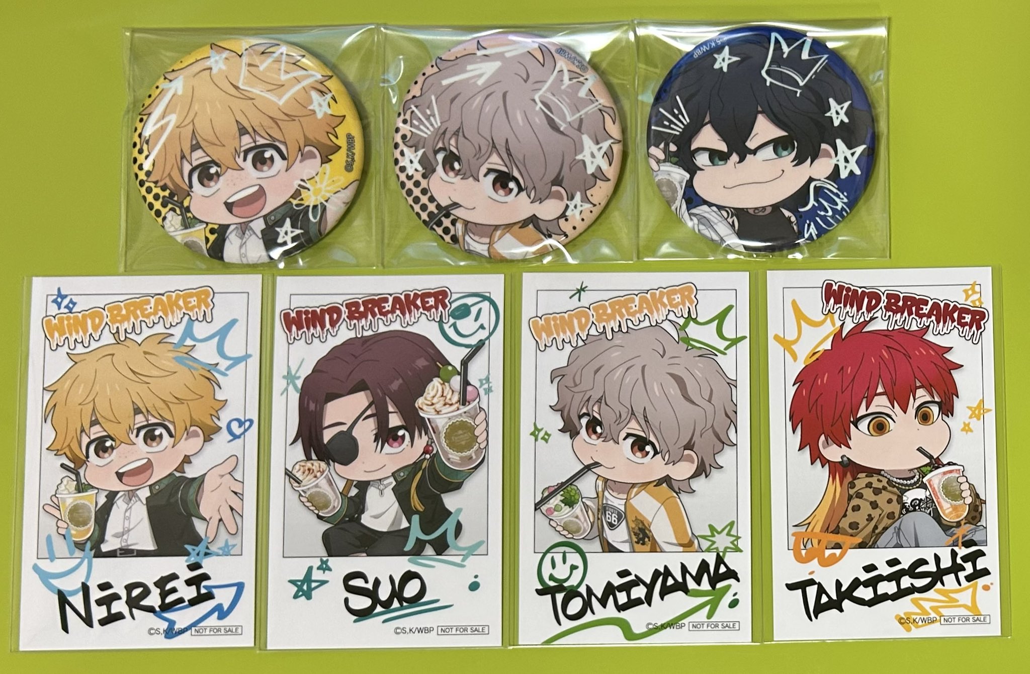 WINDBREAKER ファボテリア　缶バッジ　焚石 WINDBREAKER ウィンブレ ファボテリア 缶バッジ 焚石矢 - メルカリ