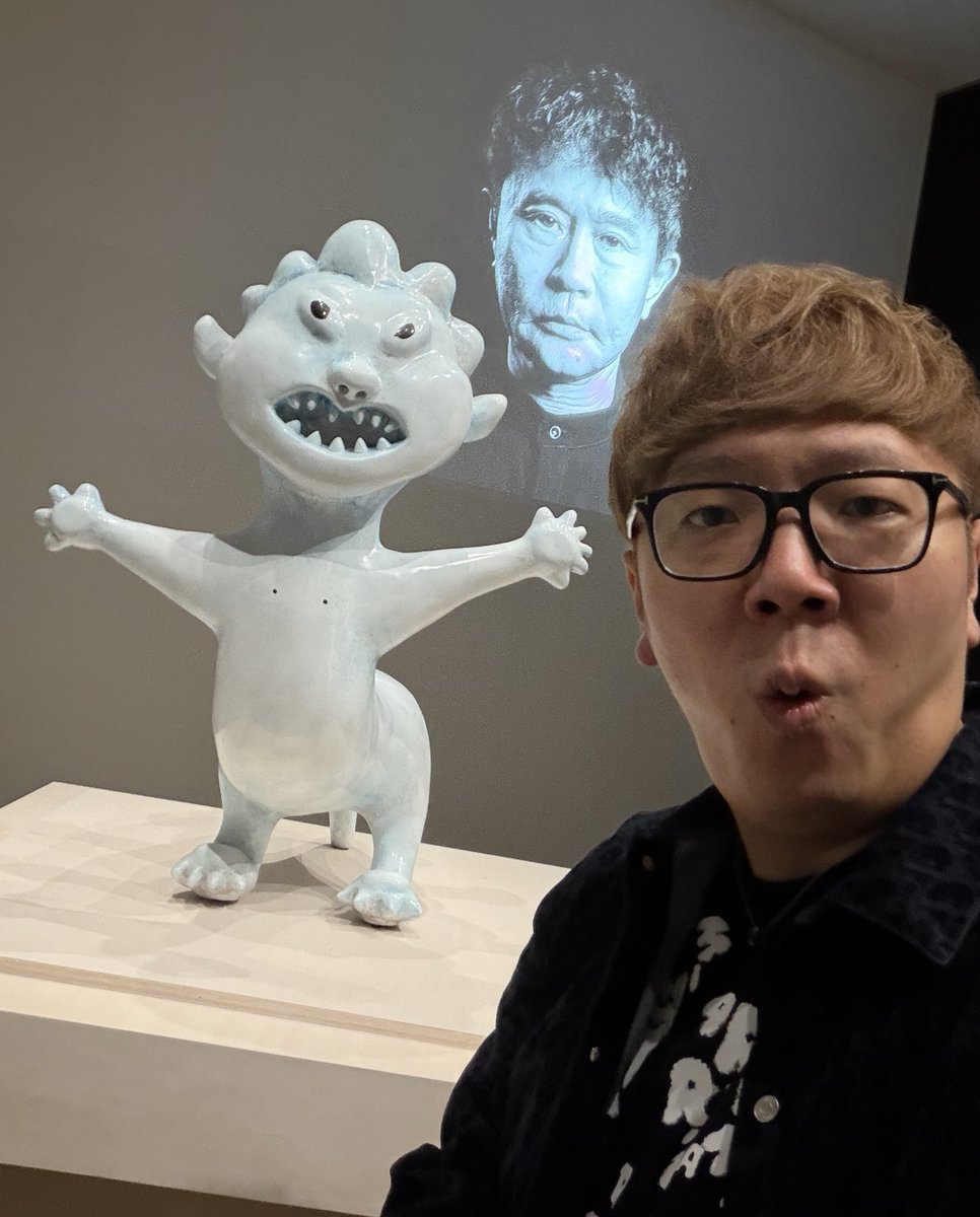 ダウンタウン浜田さんの個展にご招待頂きました。これ欲しい。#浜田雅功展 #空を横切る飛行雲 <a href="/M_hamada_art/">浜田雅功展「空を横切る飛行雲」</a>