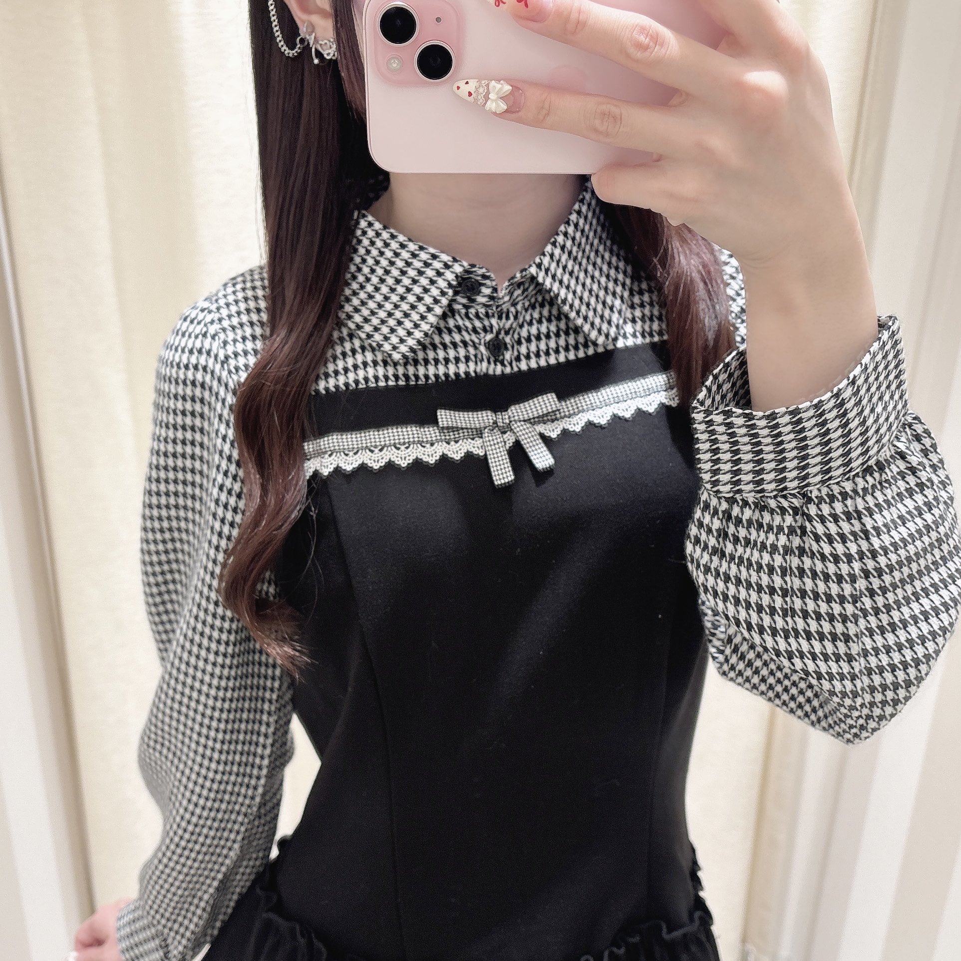 evelyn ティアードミニOP 長袖 ブラック BK evelyn on X: 