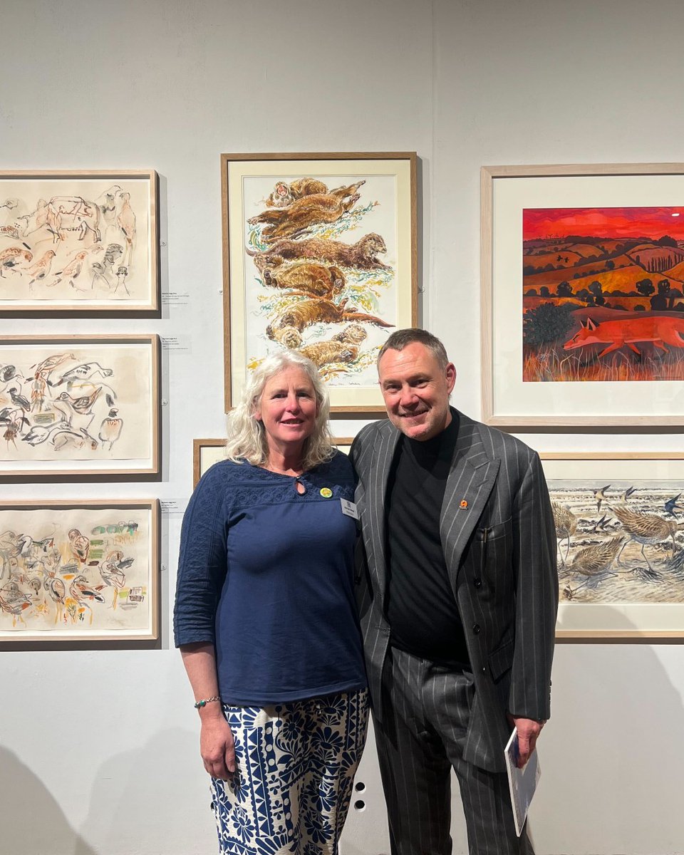 mallgalleries's tweet image. The SWLA Annual Exhibition 2025 is now open! 👏

Singer-songwriter David Gray opened the exhibition and was joined by the Society's president, Harriet Mead to announce the prize winners!

We would like to say congratulations to all the winners!

Exhibition open until 25 October