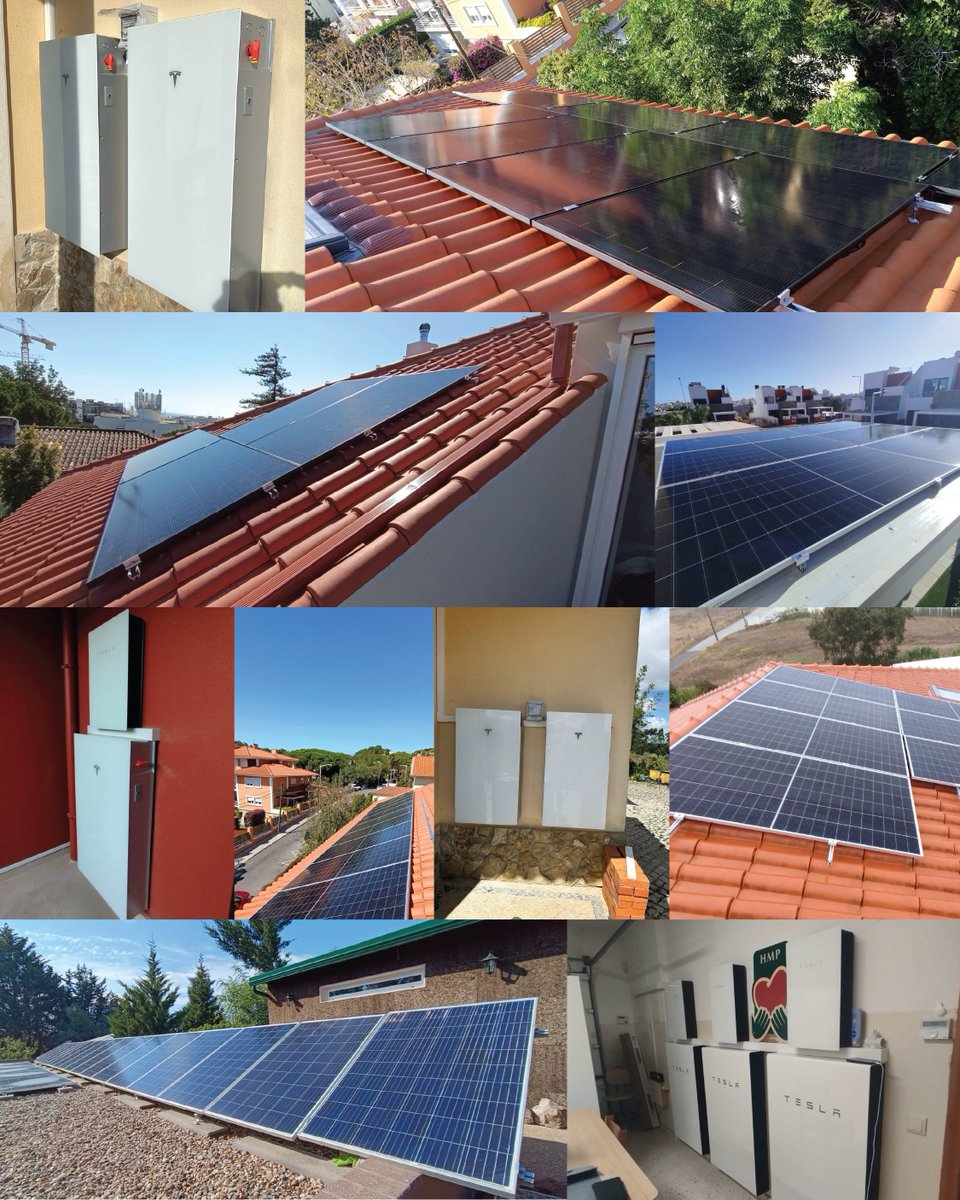 SolMaior_X's tweet photo. 💡 Três meses de progresso e inovação energética

A Solmaior concluiu, nos últimos três meses, dezenas de projetos de autoconsumo solar em todo o país, integrando baterias Tesla Powerwall, carregadores inteligentes e painéis fotovoltaicos de última geração. https://t.co/pd0TrFlGea