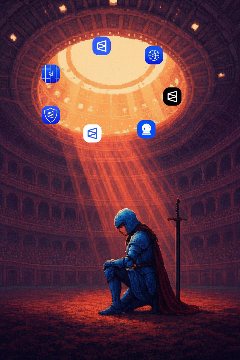 python_dao's tweet image. We are knights of the same order. 
Bound not by crowns - but conviction. 
Our faith is data. 
Our weapon - prediction. 
We stand for @Polymarket