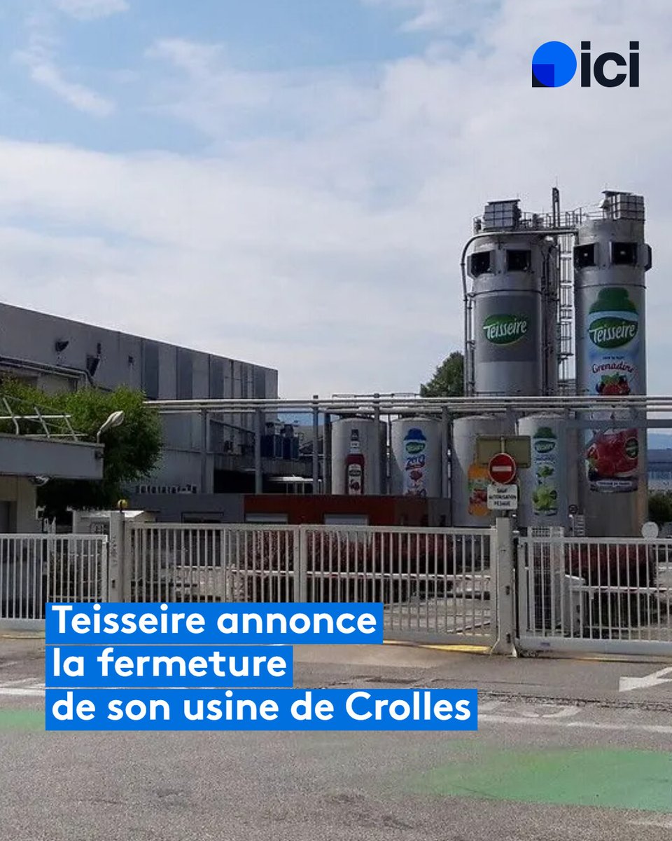 Le plan de réorganisation de Teisseire prévoit la suppression de 205 postes dont 167 suppressions nettes.
➡️ l.ici.fr/Vgt