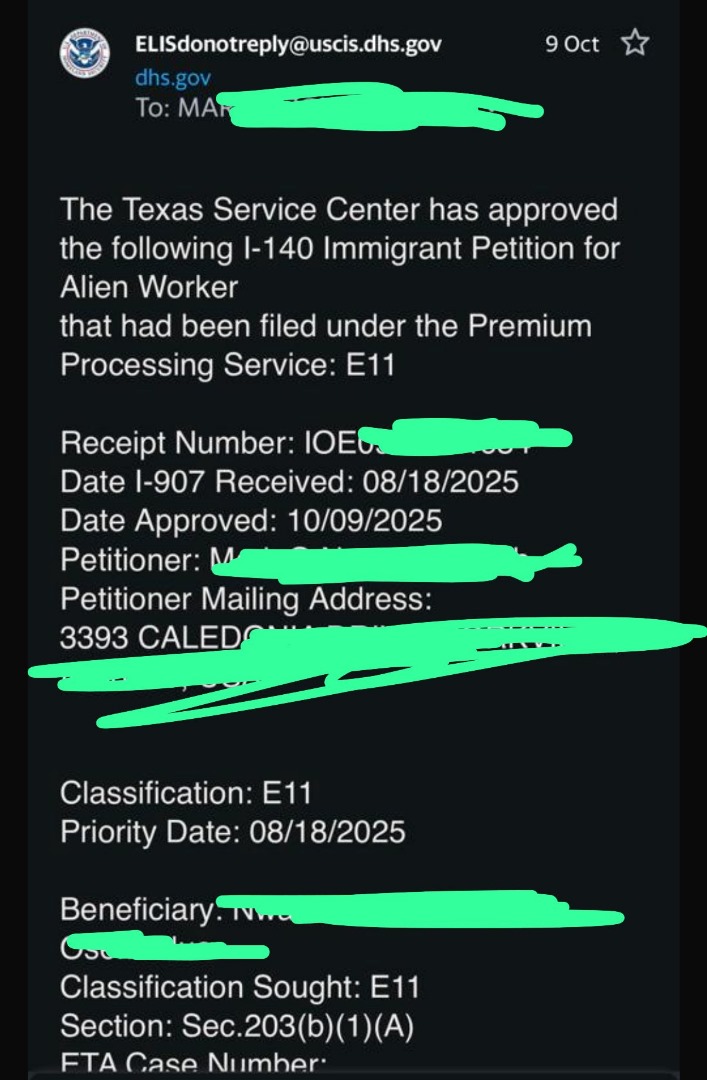 rubysecrets_'s tweet image. Another win unlocked! 🎉
EB1A approval secured for our client, a highly accomplished Banking Professional whose exceptional expertise and leadership in the financial industry earned U.S. recognition.
Your skills can open doors too. Start your own success story with us today!