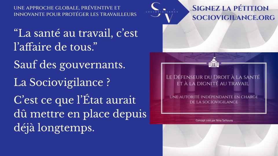 Quand j’évoque la Sociovigilance, on me répond souvent : “Mais comment n’y a-t-on pas pensé avant ?”

C’est pourquoi une pétition officielle a été ouverte sur le site du CESE.

👉Toutes les informations sur le projet et la pétition sont disponibles ici : sociovigilance.org