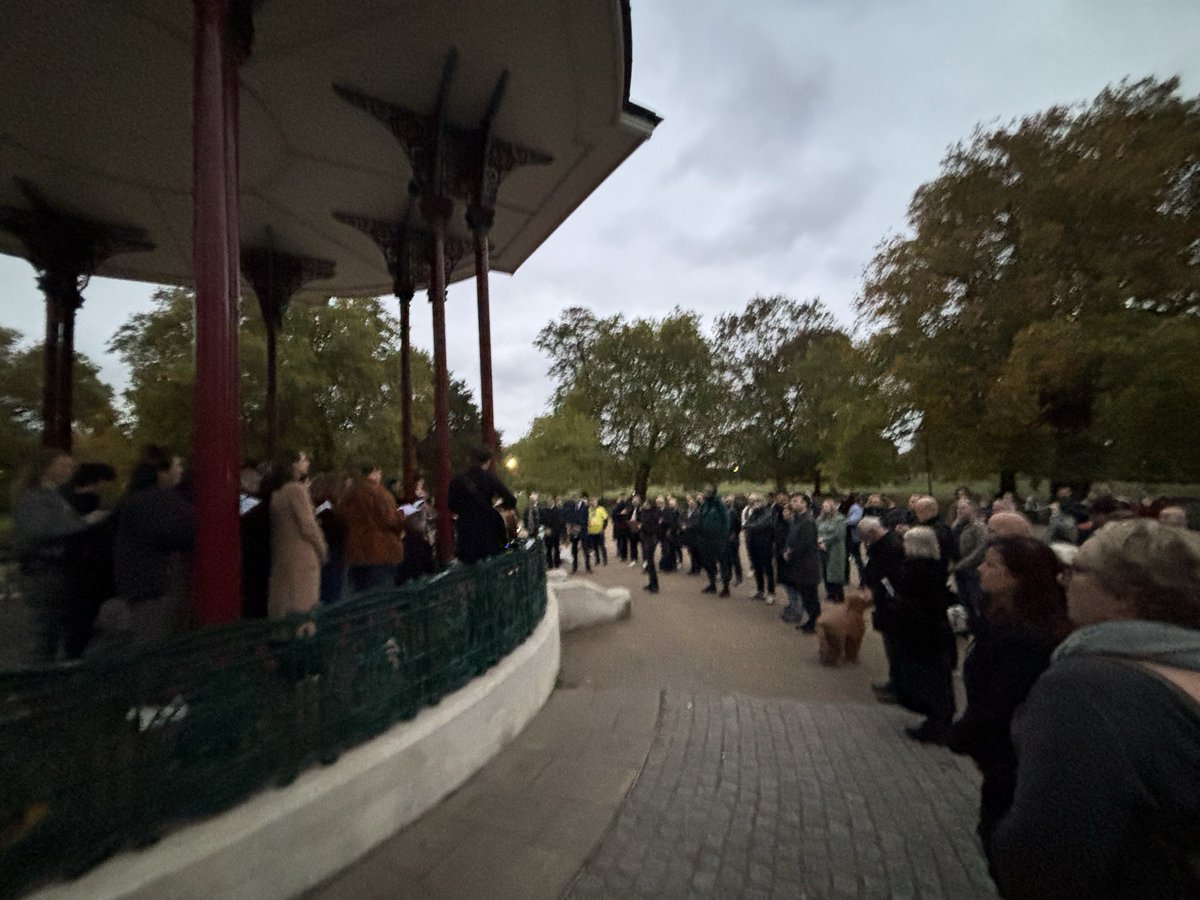 Thank you to all who came along to remember Jody Dobrowski at the Clapham Common bandstand last night.

It was a very moving event and I’m so thankful to both the Clapham &amp; LGBTQ+ Community for coming together to stand united against hate. 

“Shine on” #NationalHCAW