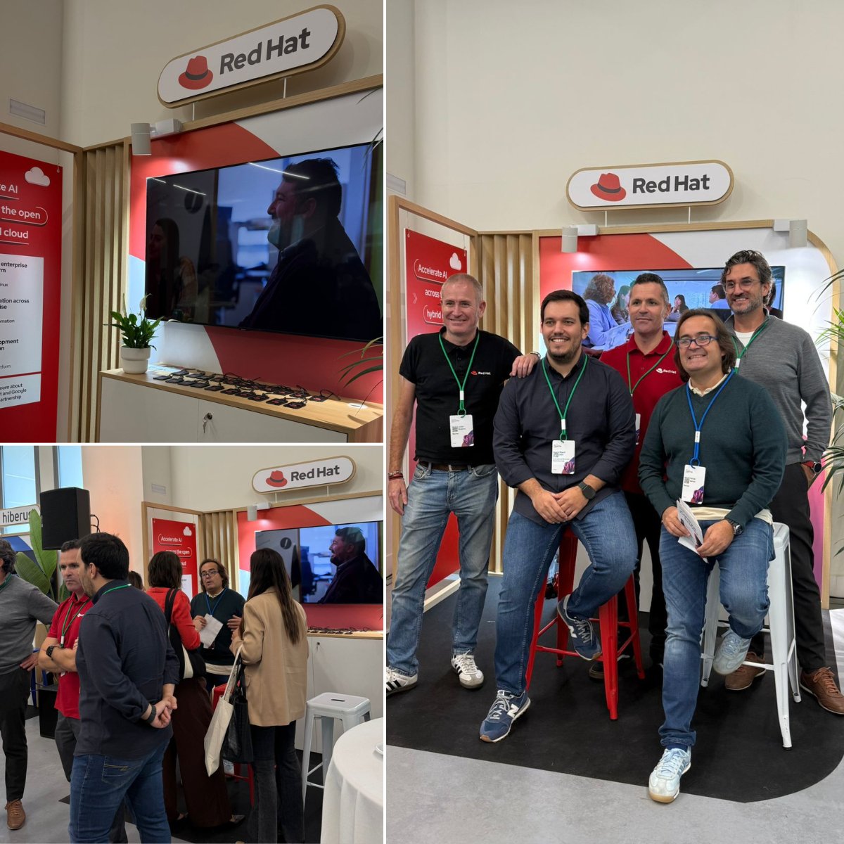 ☁️ En marcha el #GoogleCloudDayBarcelona!
Desde <a href="/RedHatIberia/">Red Hat Iberia</a> compartimos cómo la #IA y la nube híbrida abierta están impulsando la innovación empresarial junto a <a href="/GoogleCloud_ES/">Google Cloud España</a>.

💬 Ven a conocernos y descubre cómo transformar tus proyectos.

#OpenShift #Cloud #OpenInnovation