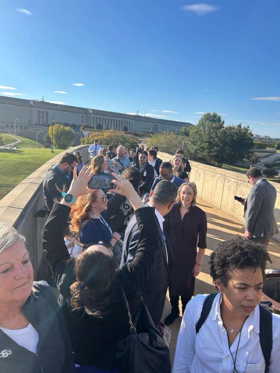 These propagandists live in such a tiny bubble that they think the American people care that they walked out of the Pentagon in protest.

They did us a favor.

The American people loathe them.