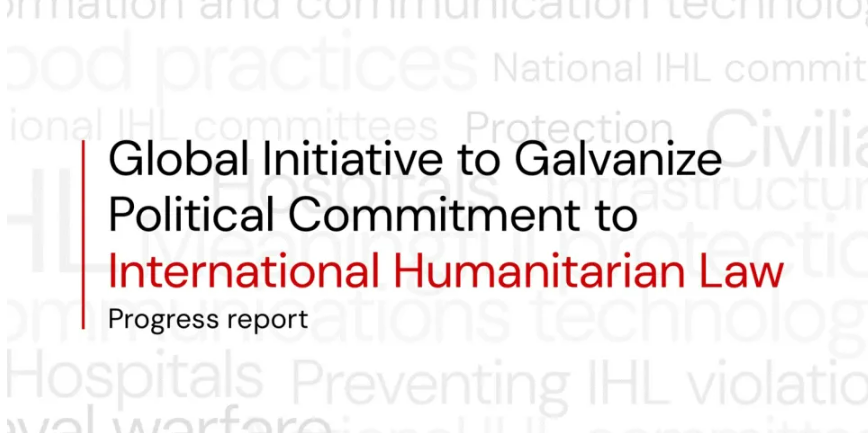 Join us live in one hour (3 pm CET) for the High-Level Launch of the Progress Report of the Global Initiative to Galvanize Political Commitment to #IHL 

Turning shared principles into action helps to protect civilians in conflicts.

🔴Watch live here 👉🏽 youtube.com/live/-SzsS0NHG…