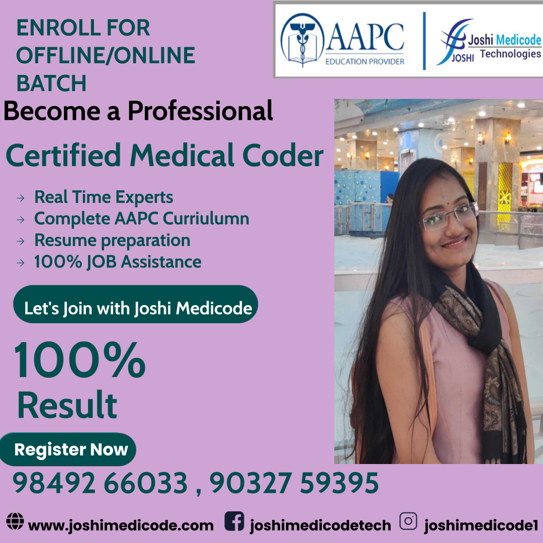 joshimedicode's tweet image. Learn. Certify. Succeed. Join Medical Coding with CPC Training at Joshimedicode Technologies and open doors to global career opportunities!
For more info Contact
Ameerpet 📷9849266033 / 9032759395
Dilsukhngar 📷 9032089136
Warangal 📷9032695333
Khammam 📷 7386079333…