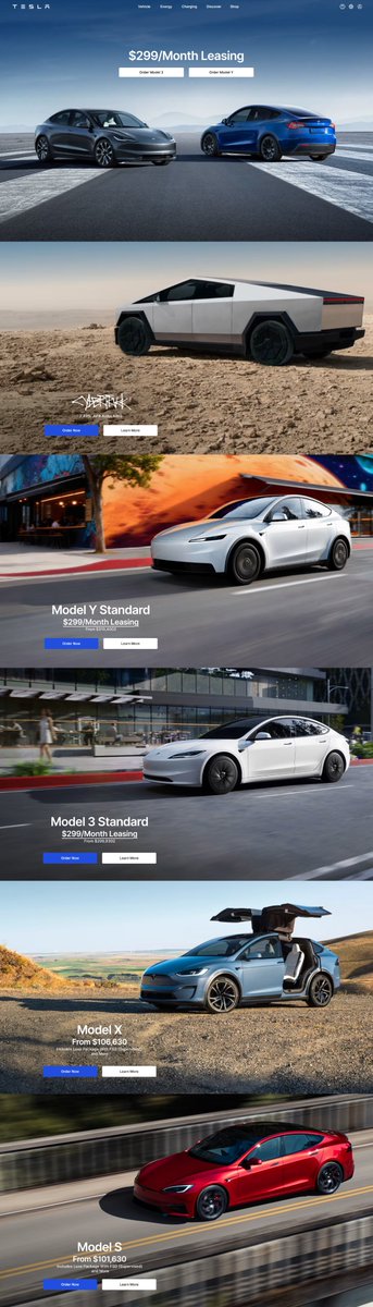 adesope_ezekiel's tweet image. Still learning and loving the process!
Took a deep dive into Tesla’s hero section as part of my UI/UX training clean design, bold visuals, and smooth CTAs.
Every scroll teaches me something new!
#UIUX #DesignLearning #Tesla #ProductDesign #StillLearning